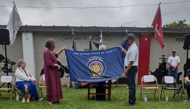 Honorary Partner ceremony for TX VVA Chapter 932 by the Mary Tyler NSDAR.